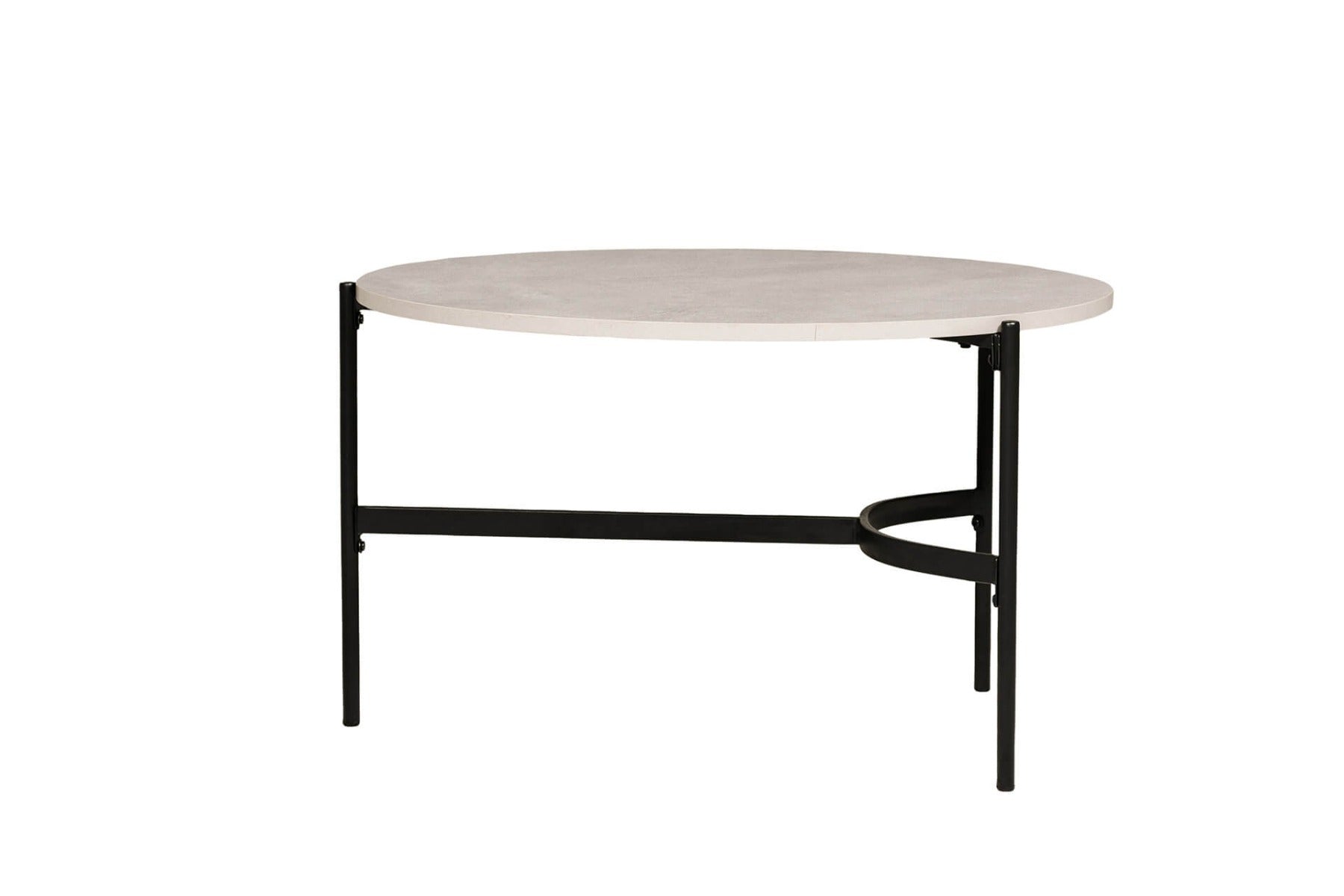 Beau Round Coffee Table in Grey – Sleek and Modern Design for Any Room