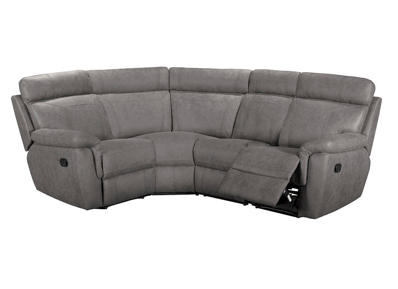 Baxter Grey Fabric Corner Group Sofa(Four Pieces)