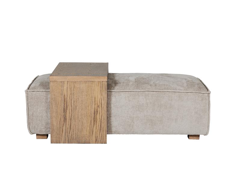 Bodhi Ottoman With Table – Sofa Accessory In Mink or Olive| Free Delivery
