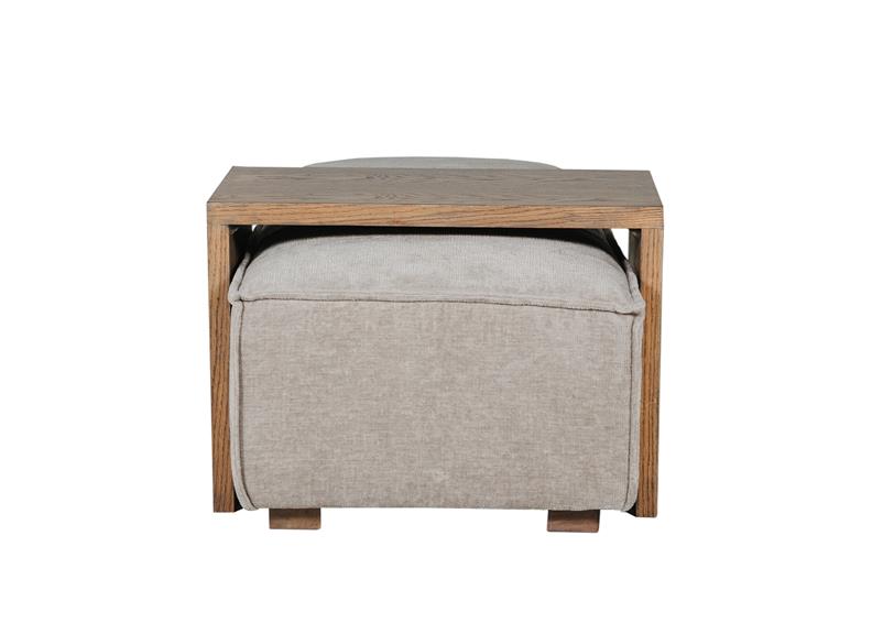 Bodhi Ottoman With Table – Sofa Accessory In Mink or Olive| Free Delivery