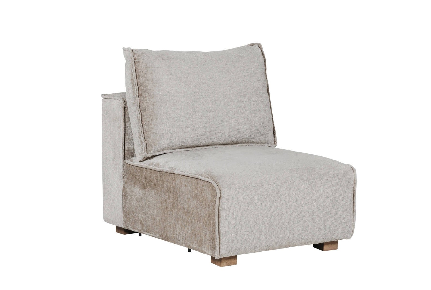 Bodhi Modular Armless – Customizable Sofa in Mink or Olive | Free Delivery