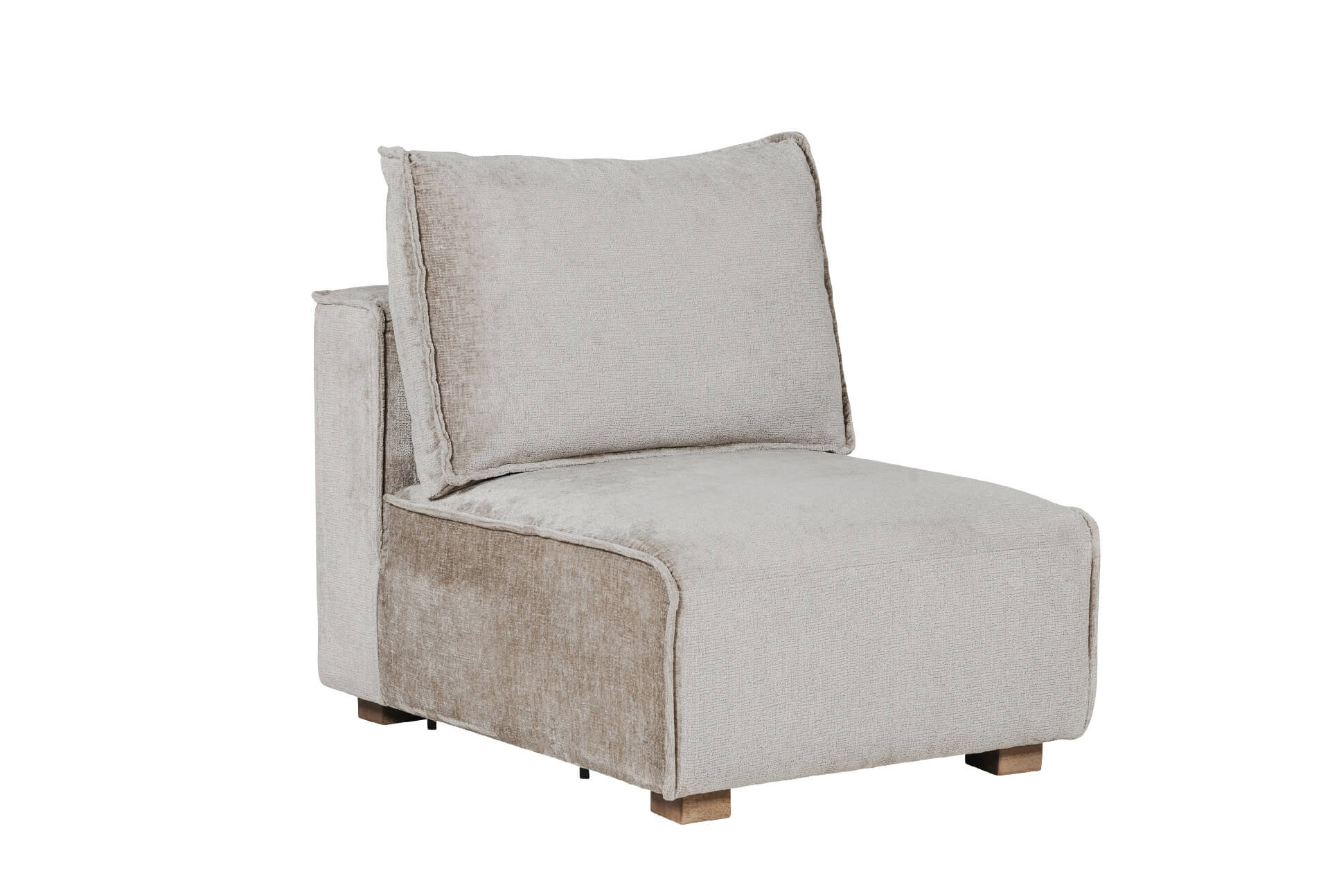 Bodhi Modular Armless – Customizable Sofa in Mink or Olive | Free Delivery