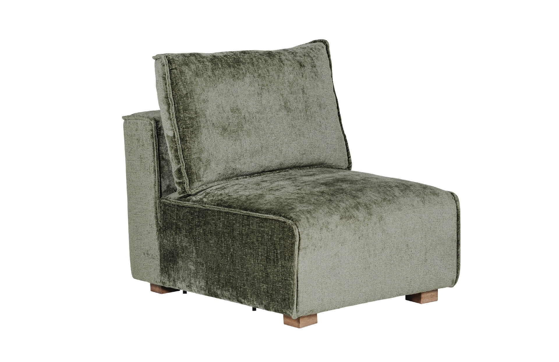 Bodhi Modular Armless – Customizable Sofa in Mink or Olive | Free Delivery