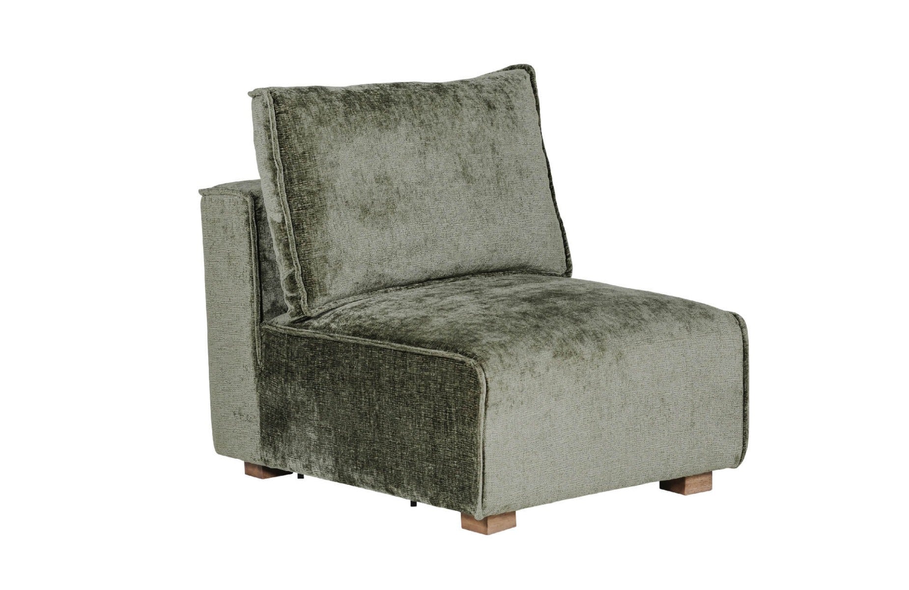 Bodhi Modular Armless – Customizable Sofa in Mink or Olive | Free Delivery
