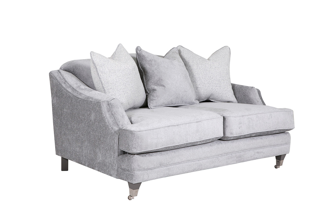 Belvedere 2 Seater - Silver- 3 scatter