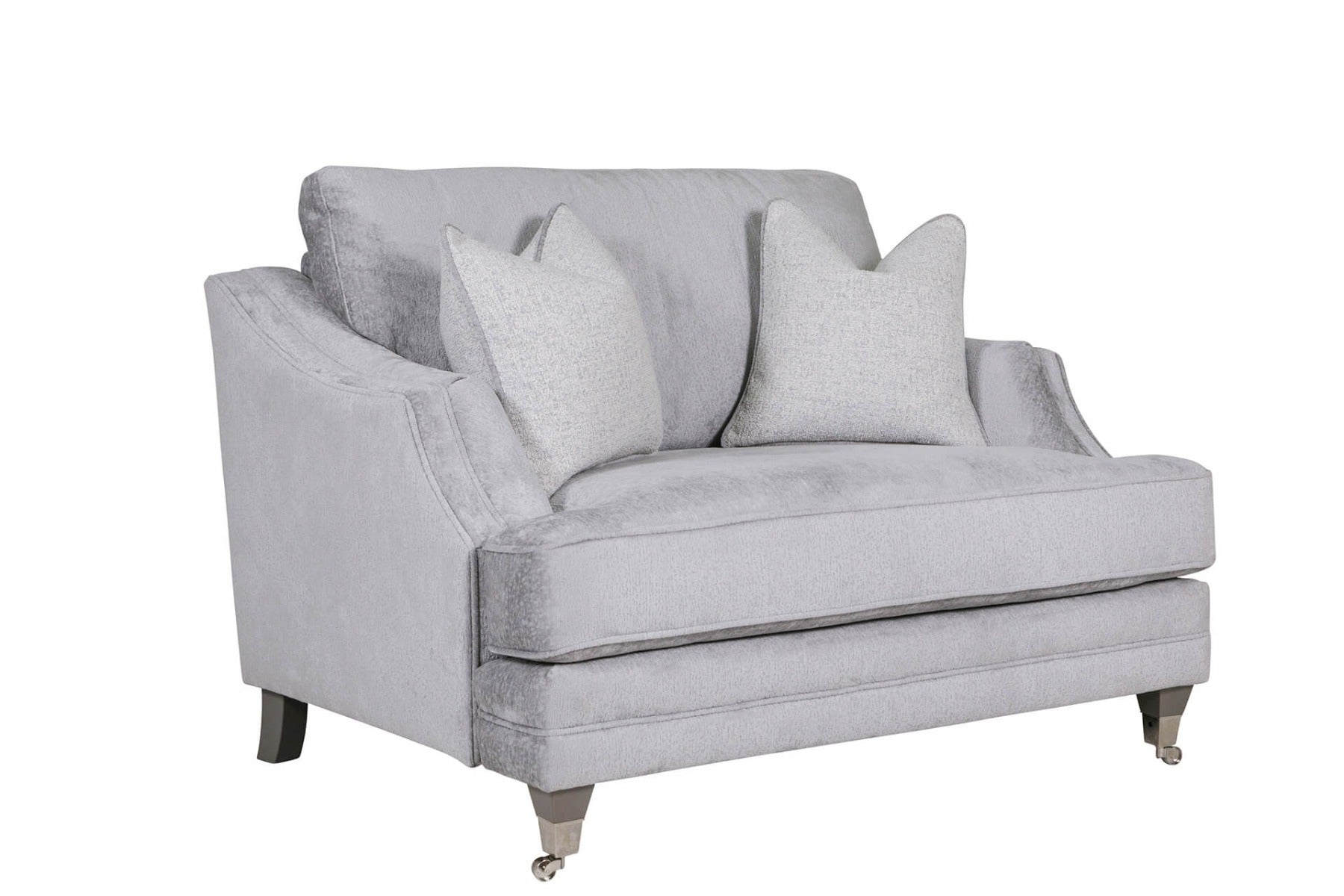 Belvedere Snuggle - Fixed Back - Silver - 2 scatter (Nett)