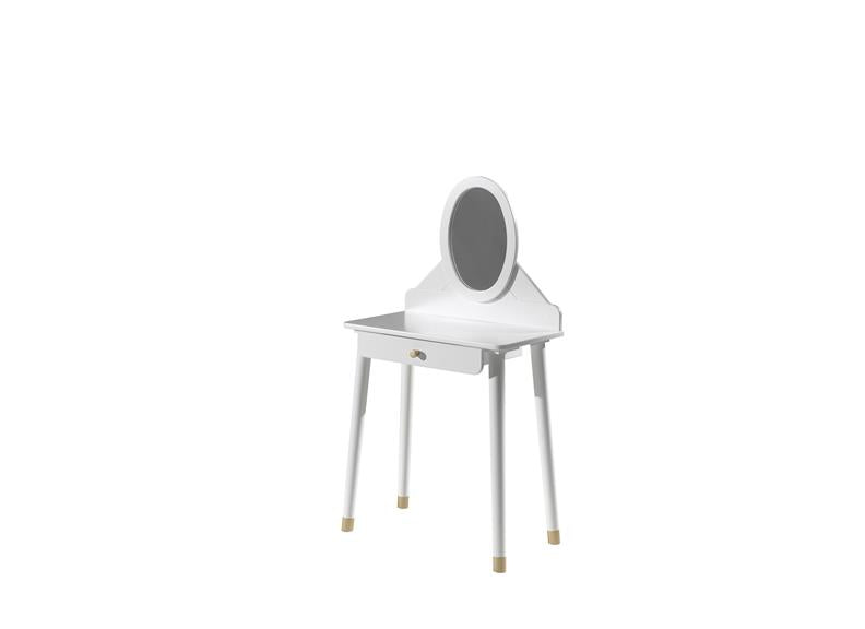 Billy White Dressing Table W/Mirror