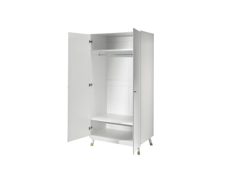 Billy White Two Door Wardrobe