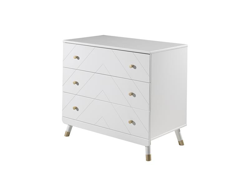 Billy White Chest with Three Drawers