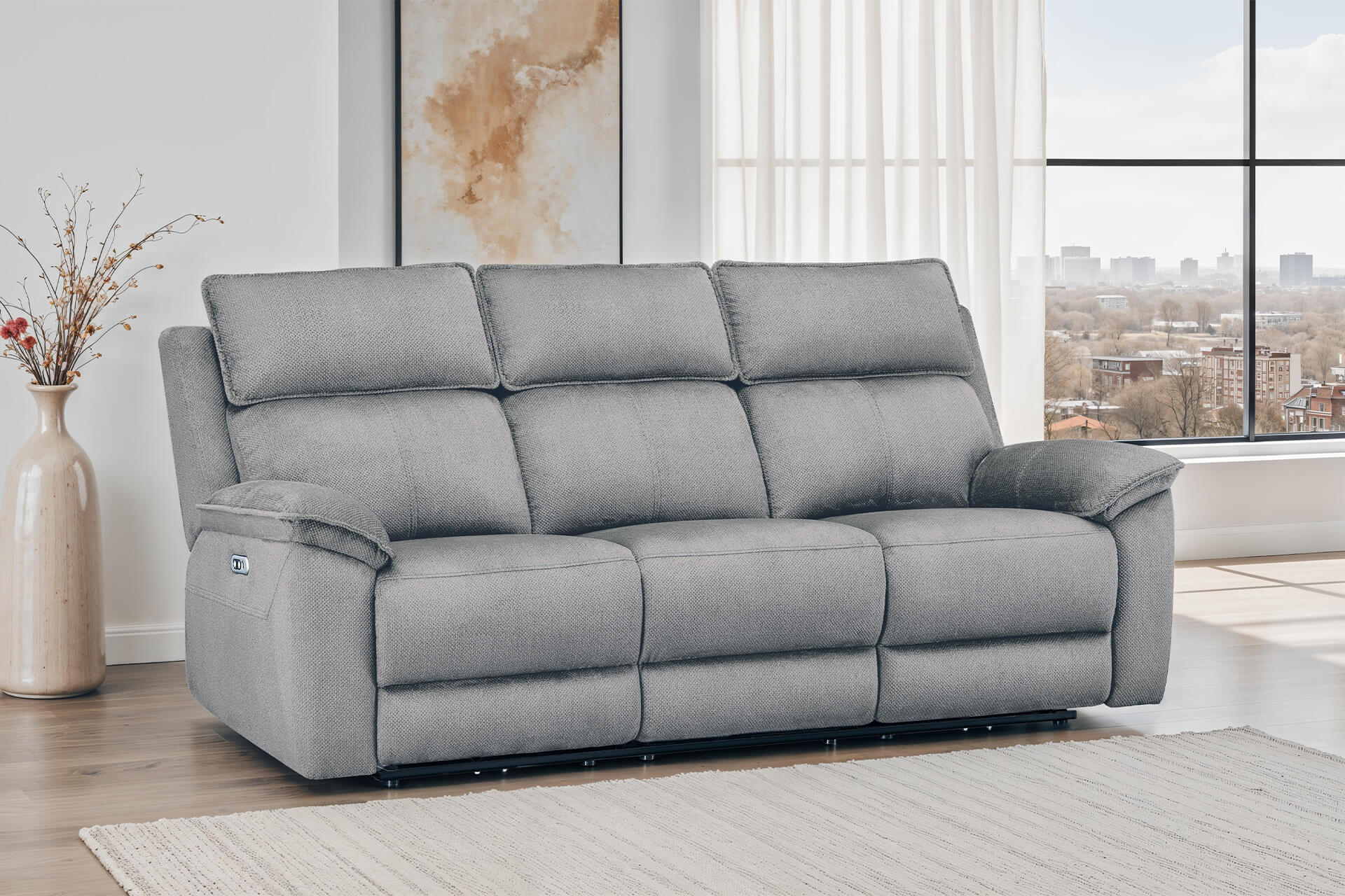Blaine 3 Seater Electric Recliner