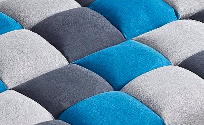 Boston Teal Sofa Bed - detail