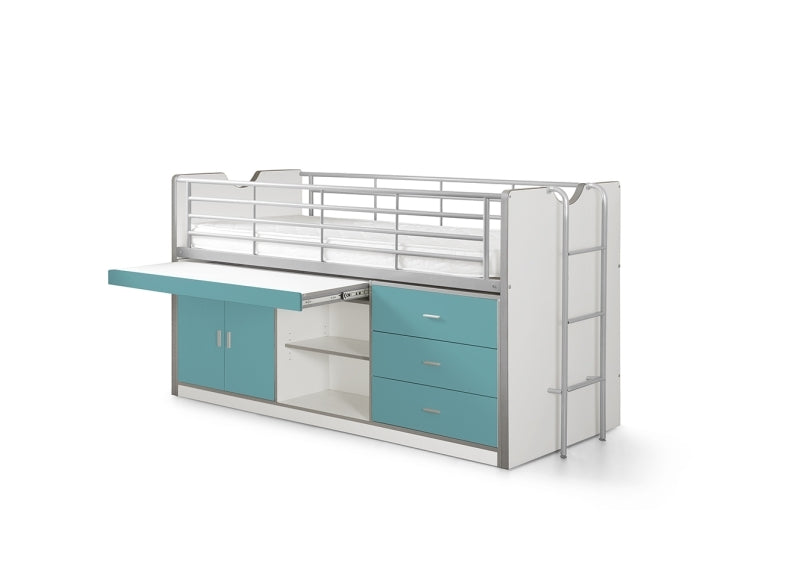 Bonny Turquoise Sleeper W/Slide Out Desk