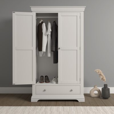 BORDEAUX 2 DOOR WARDROBE - IVORY