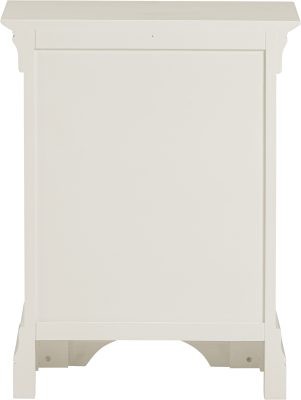 BORDEAUX 3 DRAWER BEDSIDE - IVORY