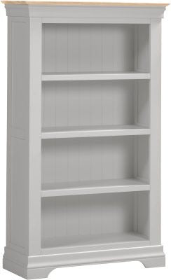 BORDEAUX BOOKCASE - PEBBLE GREY/OAK