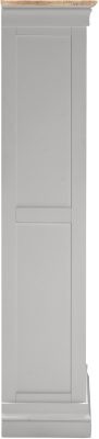 BORDEAUX BOOKCASE - PEBBLE GREY/OAK
