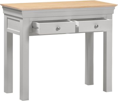 BORDEAUX CONSOLE TABLE - PEBBLE GREY/OAK