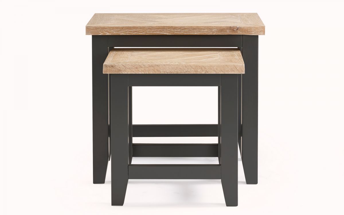 Bordeaux Nest Of Tables Dark Grey