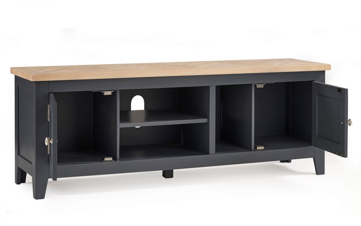 Bordeaux Tv Unit Dark Grey