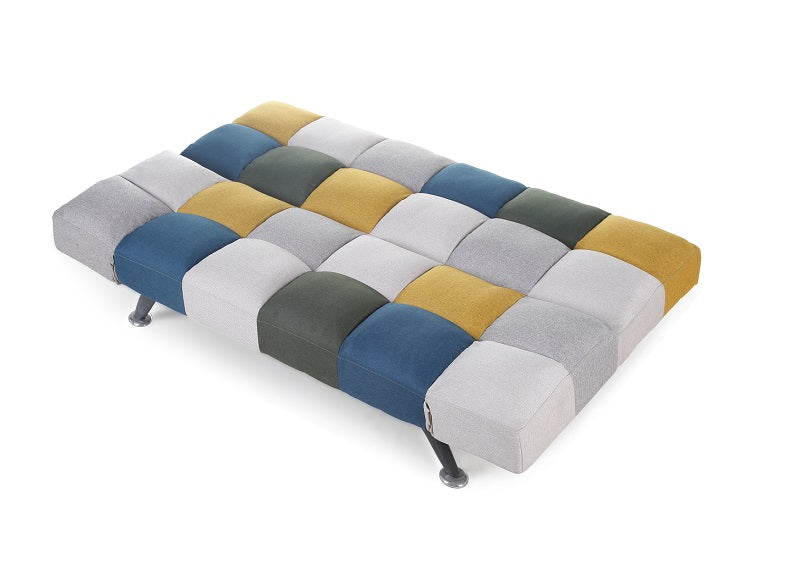 Boston Mustard Sofabed - open