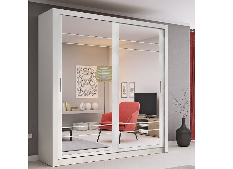 Boston 2 m White Sliderobe