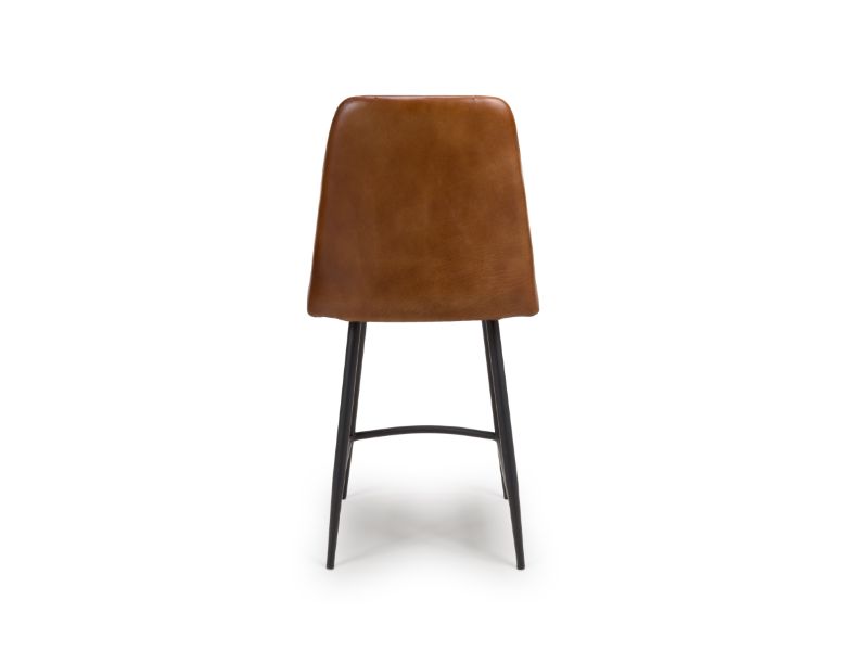 Two Bradley Counter Chairs - Tan