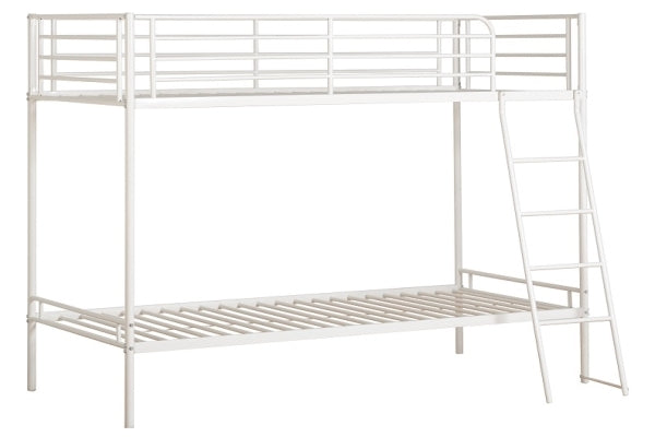 Brandon 3 ft White Bunk Bed