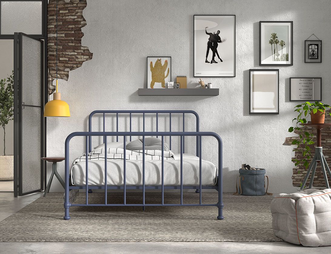 Bronxx Single Sized Child's Bed W/Optional Bedside