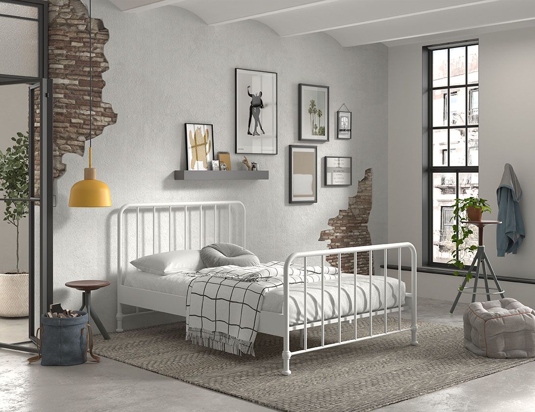 Bronxx Single Sized Child's Bed W/Optional Bedside