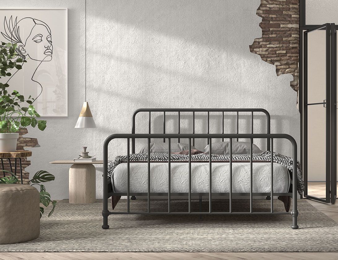 Bronxx Single Sized Child's Bed W/Optional Bedside