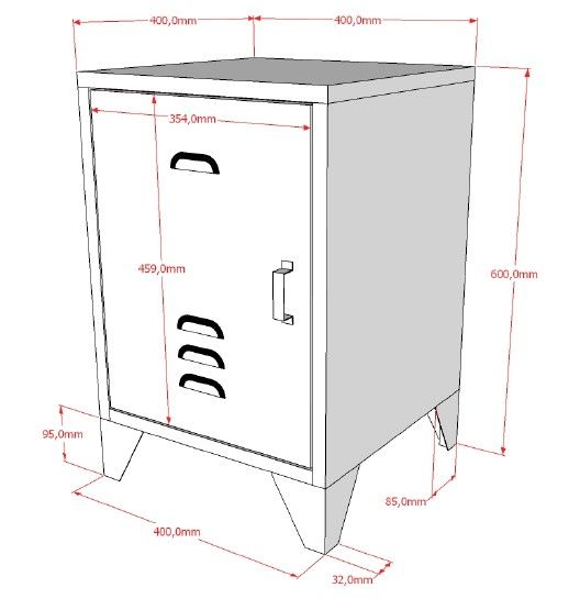 Bronxx Nightstand