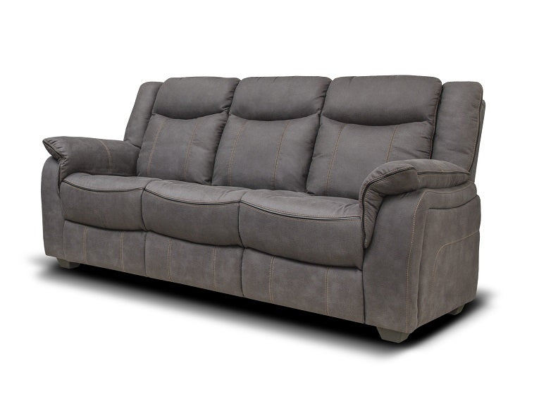 Brooklyn Charcoal Three Seat Sofa - 1