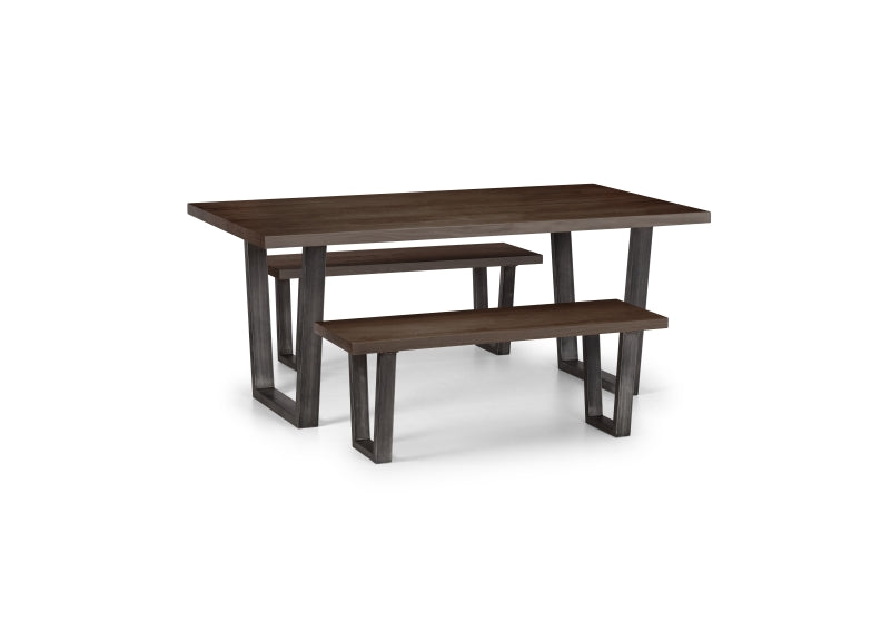 Brooklyn 1.8 m Dark Oak Dining Set