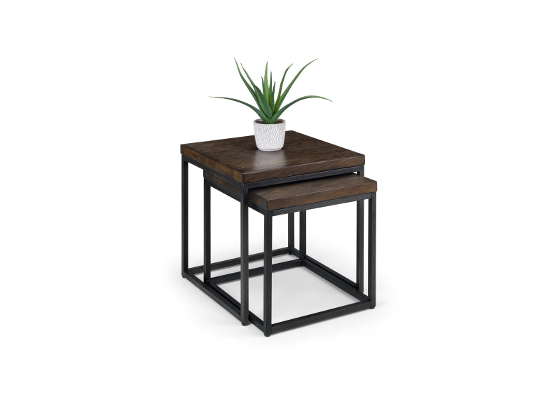 Brooklyn Dark Oak Nesting Lamp Tables