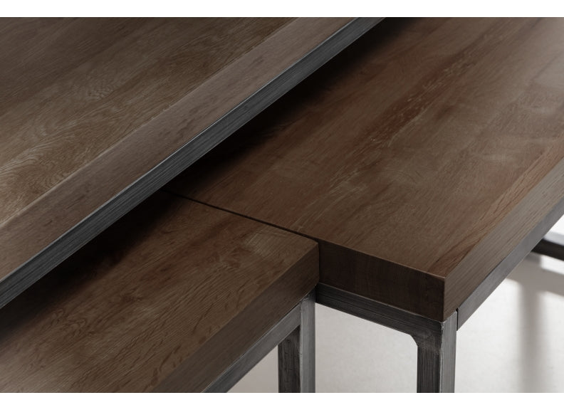 Brooklyn Dark Oak Nesting Coffee Tables
