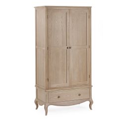 Camille Combination Wardrobe - Limed Oak | Elegant French-Inspired Storage Solution