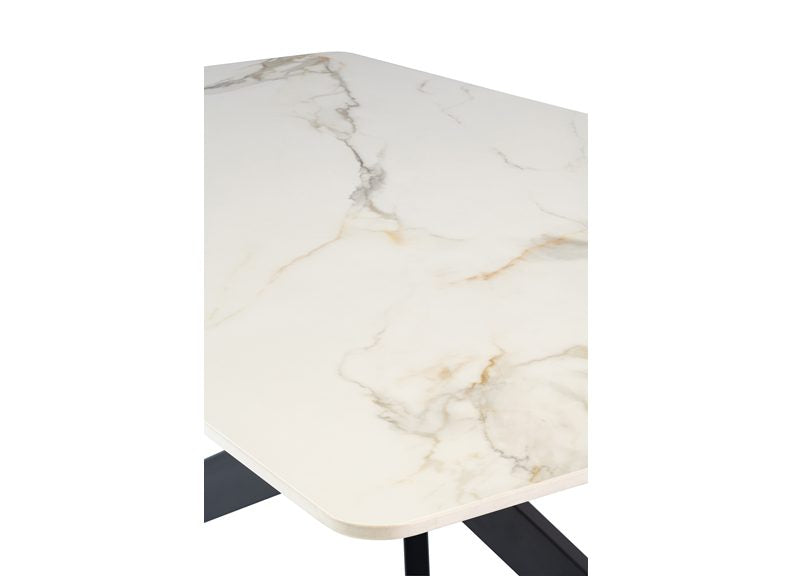 Camilla 1.6 M Fixed Dining Tables & Six Harley Dining Armchairs