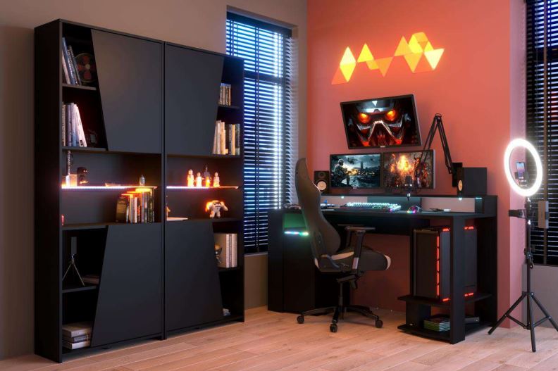 Gaming Bookcases Combined  Room - 1