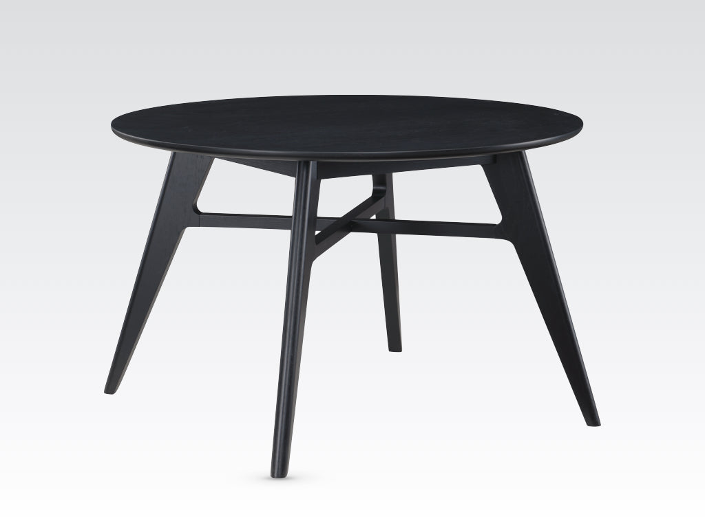 Carrington Black 120cm Round Dining Table
