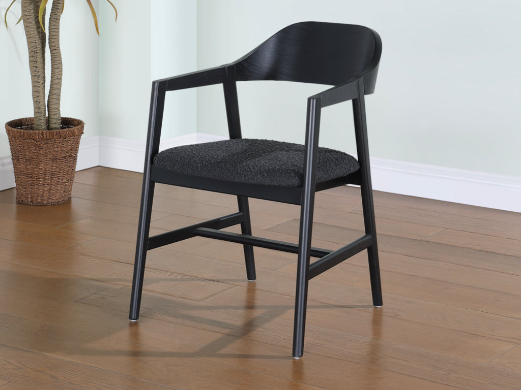 Carrington Black Carver Chair