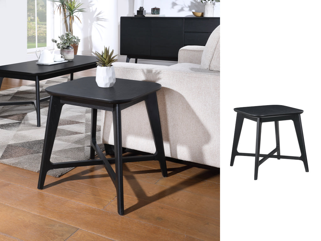Carrington Black Lamp Table