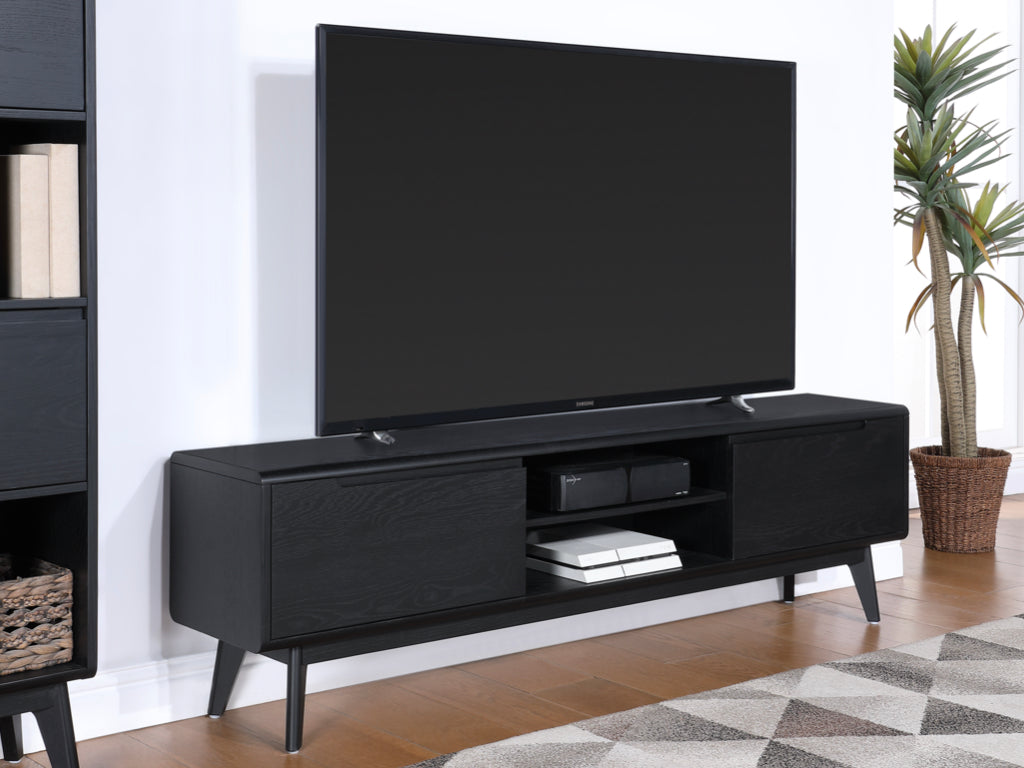 Carrington Black Triple TV/DVD Unit