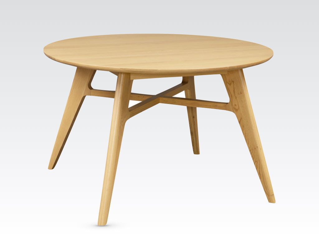 Carrington 120cm Round Oak Dining Table