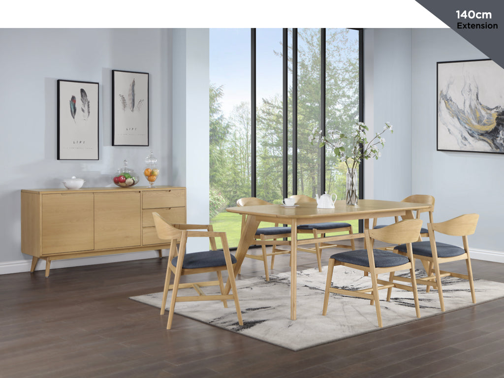 Carrington Oak  Carver Chair