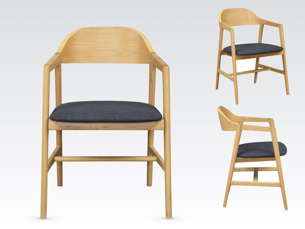 Carrington Oak  Carver Chair