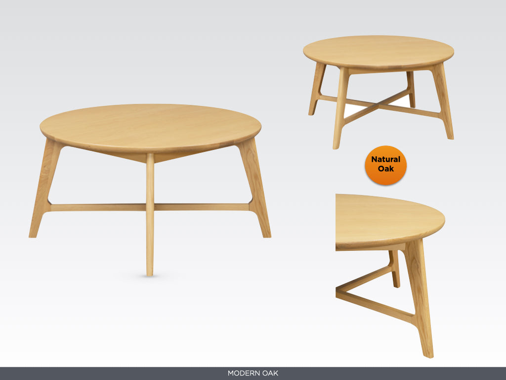 Carrington Oak  Round Coffee Table