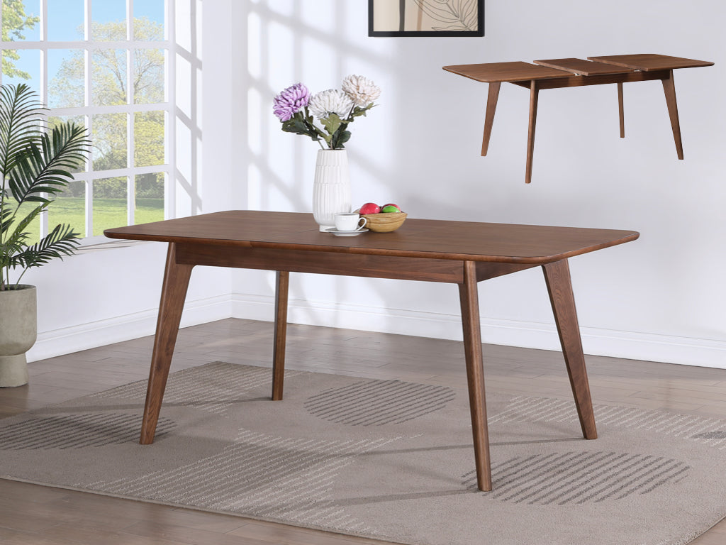 Carrington Walnut 140cm Extendable Dining Set