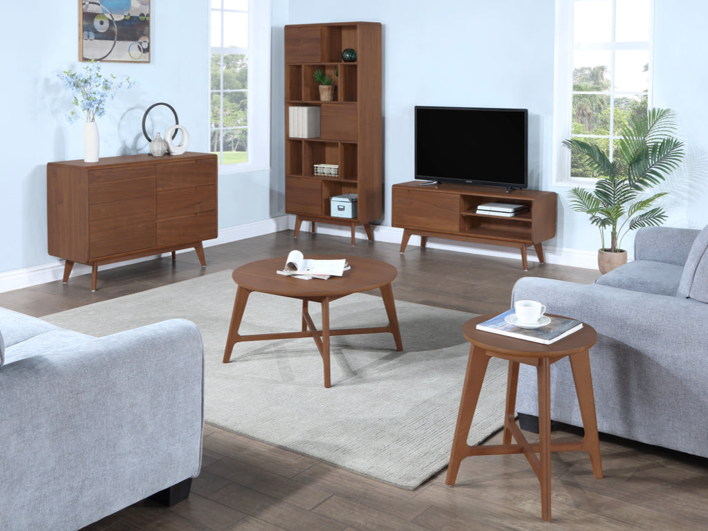 Carrington Walnut Lamp Table