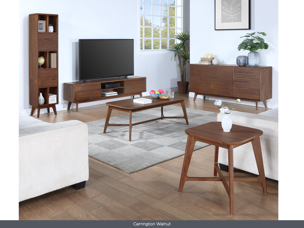 Carrington Walnut Triple TV/DVD Unit