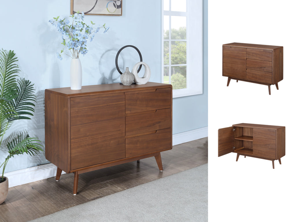 Carrington Walnut Double Sideboard